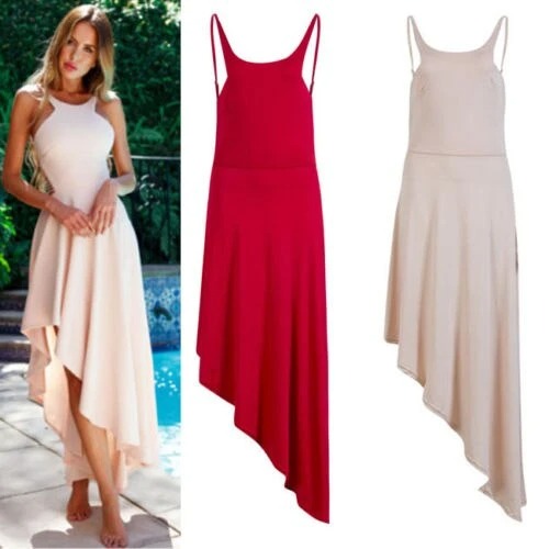 Lace-up halter dress