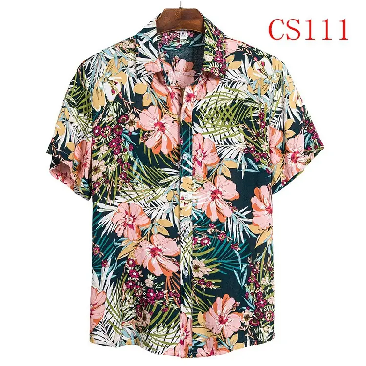 Men's casual printed shirt