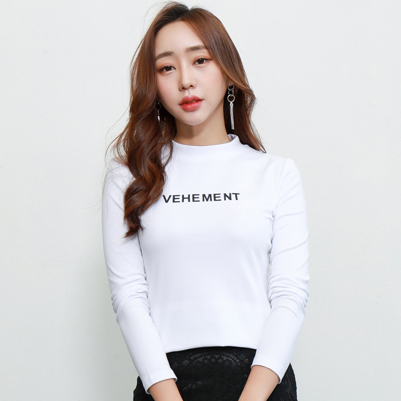 Women's cotton bottoming shirt