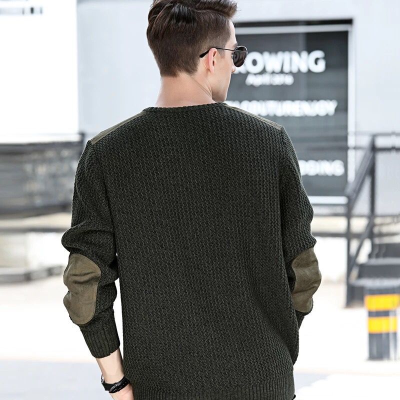 Title 5, Thick sweater mens round neck Pullover casual ...