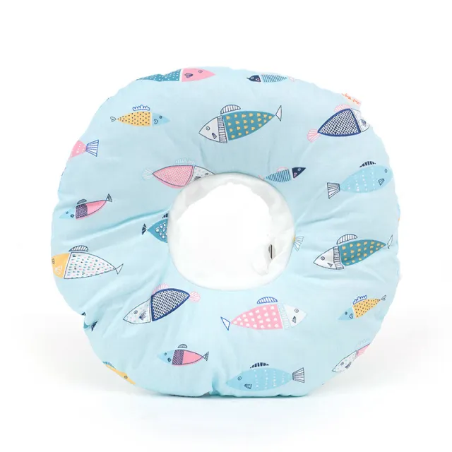 Anti licking Anti bite Soft Ring Light Blue Fish - Shop at LoveMi