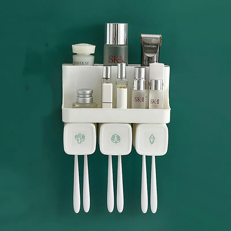 Toilet storage wash rack - White