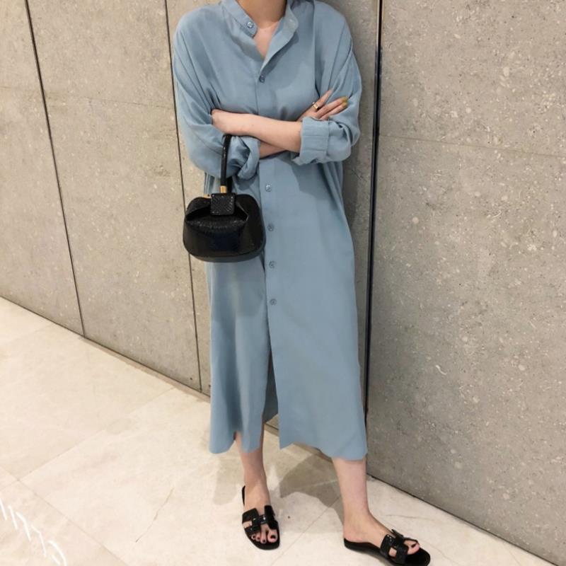 Mid-length shirt skirt