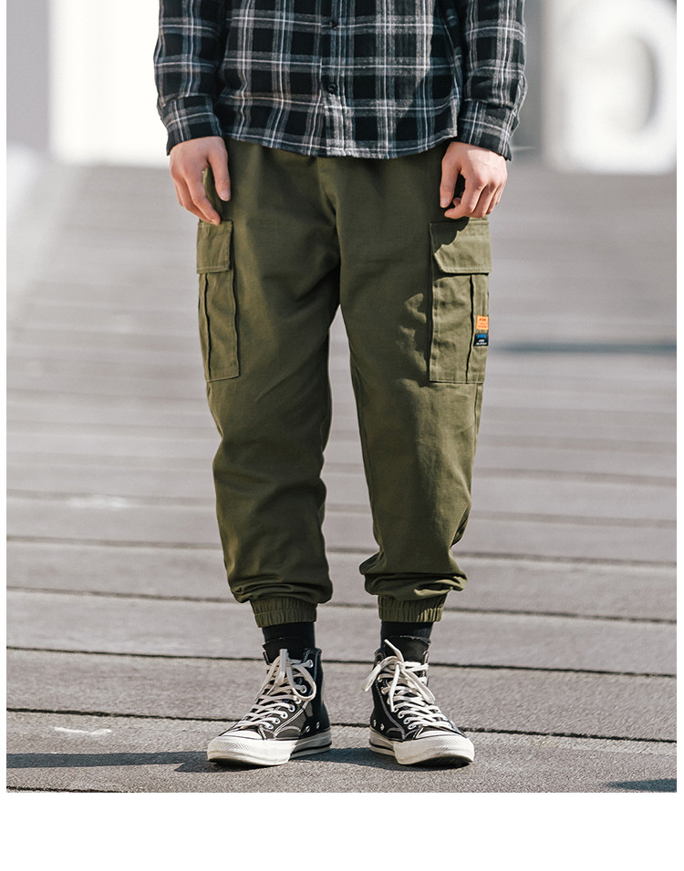 Pocket label men's overalls