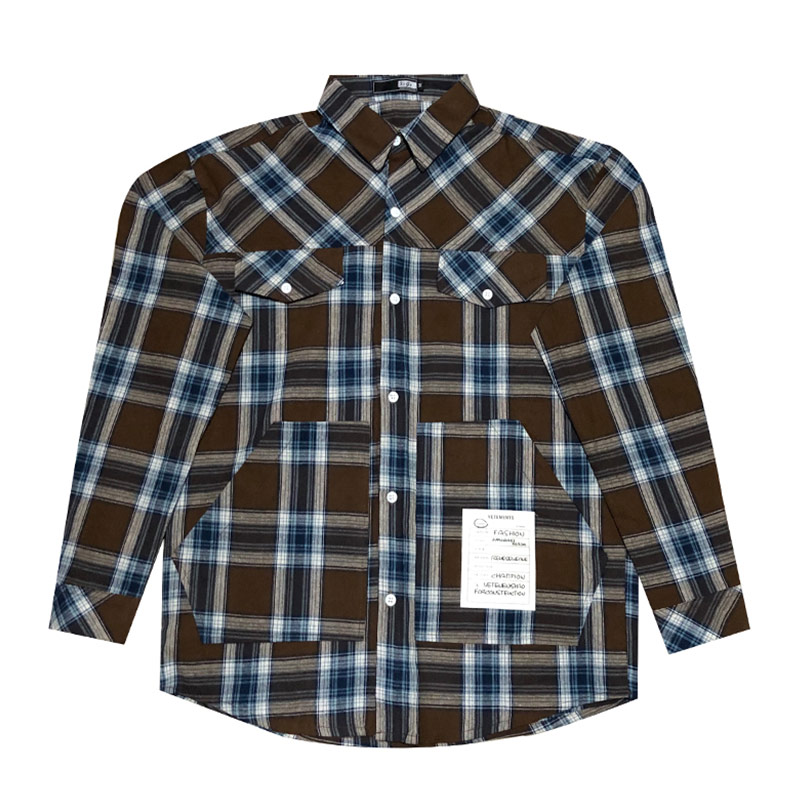 Long Sleeve Plaid Shirt
