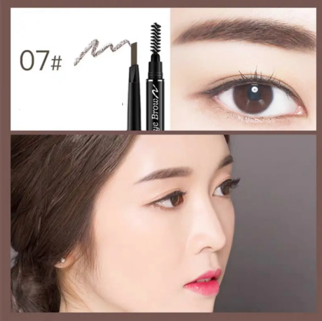 Double head rotating eyebrow pencil - Brown