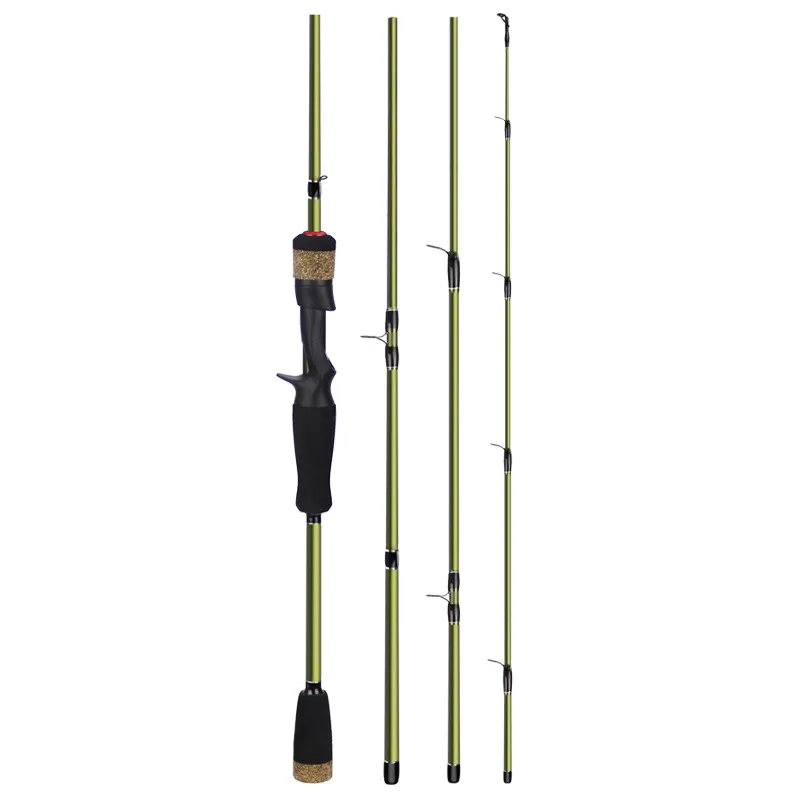 4 section fishing rod road sub rod short section carbon portable plug fishing rod – image 7