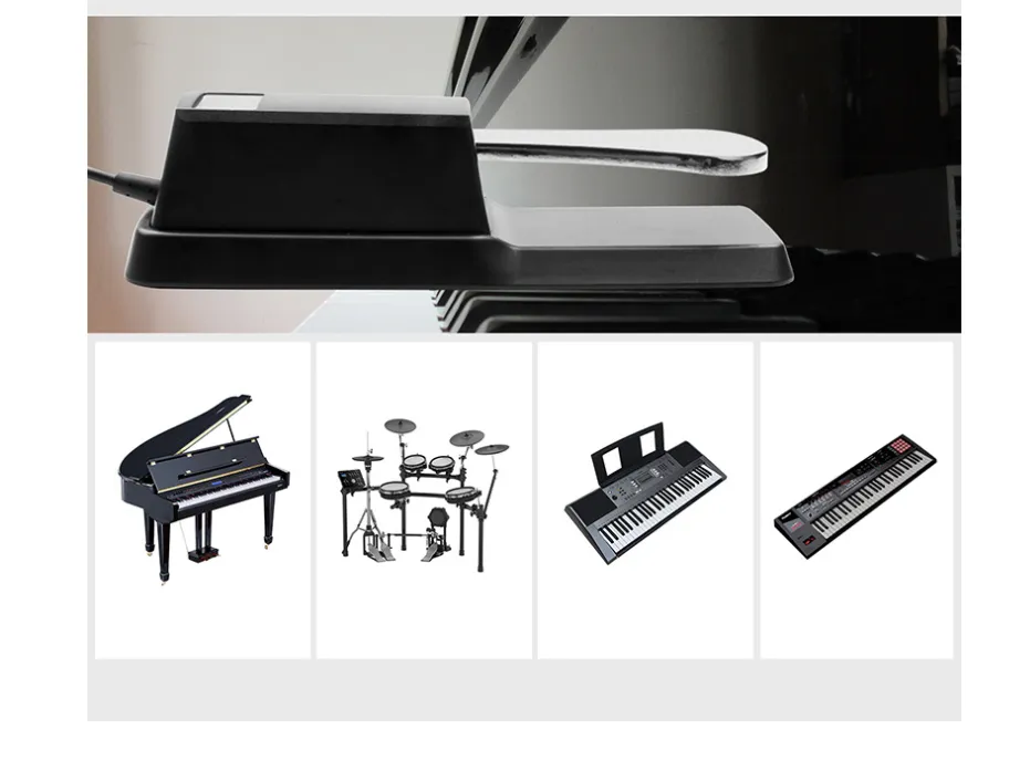 Universal sustain pedal for electronic piano and electric piano – image 4