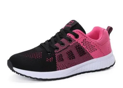 Sports Shoes Female Students Breathable Mesh Red - Shop at LoveMi