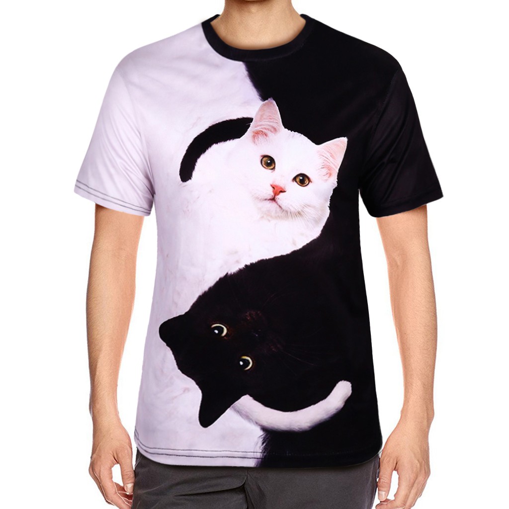 Unisex Blouse 3d Animal Cats Womens Tops