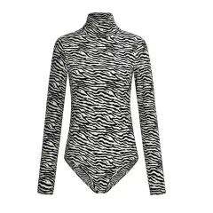 Zebra print bodysuit - Zebra Pattern - View 1