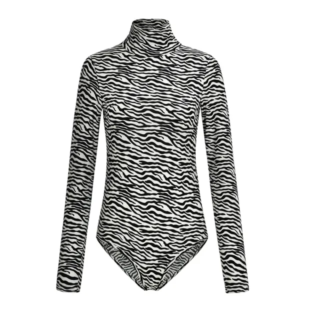 Zebra print bodysuit Zebra Pattern - Shop at LoveMi