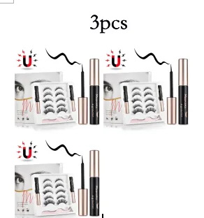 Magnetic false eyelashes 3Pcs - Shop at LoveMi