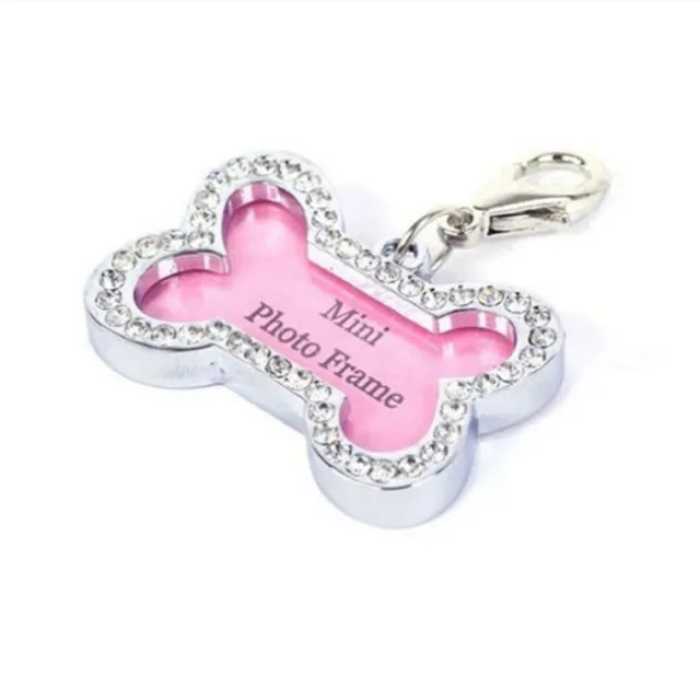Dog Pendant Pendant with Metal Diamond Pink - Shop at LoveMi