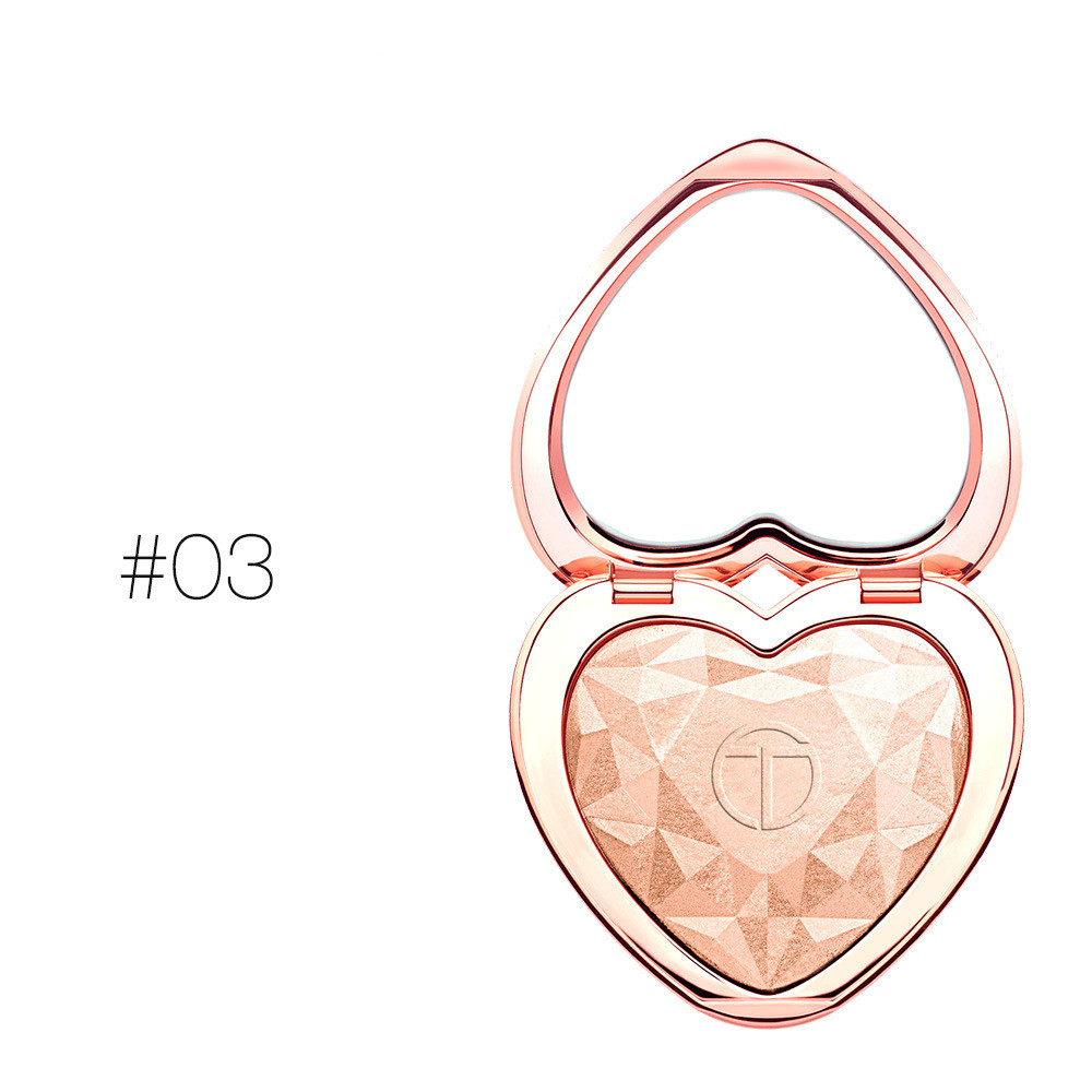 Heart shaped high gloss toner Radiant Cashmere - Shop at LoveMi