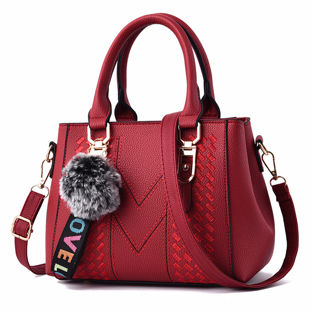 Fashion Embroidery Messenger Bags Women Leather Handbags Bags Ladies Hand Bag - Picture 12 of 12