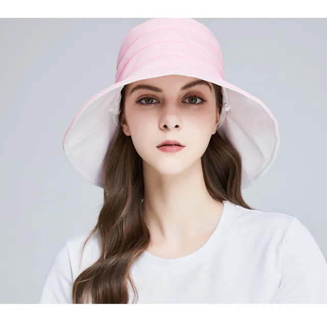 Banana fisherman hat oversized eaves Pink - Shop at LoveMi