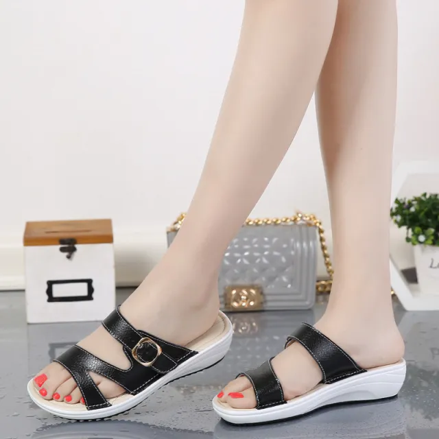 Platform sandals and casual rocking shoes Black - Shop at LoveMi