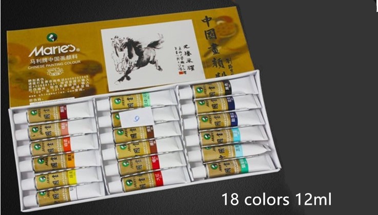 18 colors 12ml