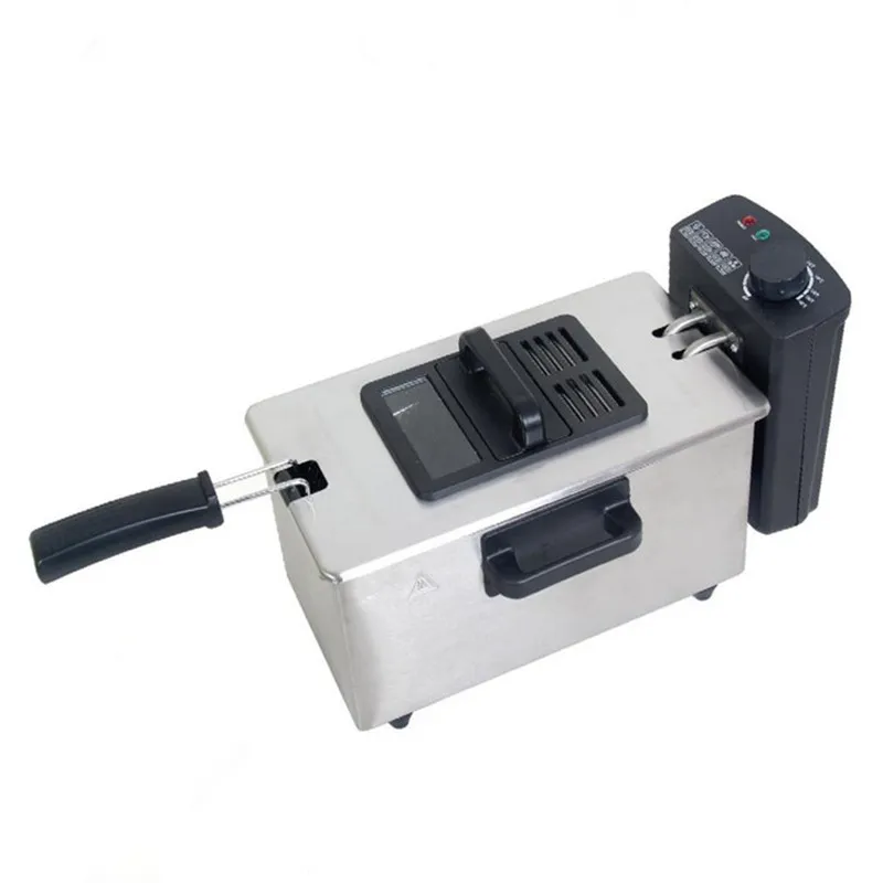 Household mini fryer - Silver 3L