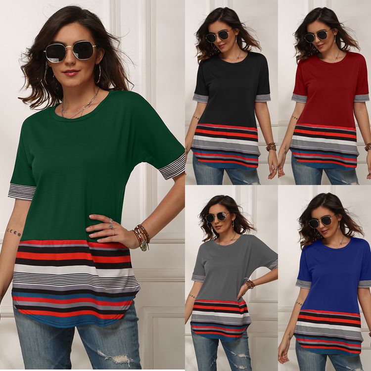 Short sleeve ladies T-shirt top