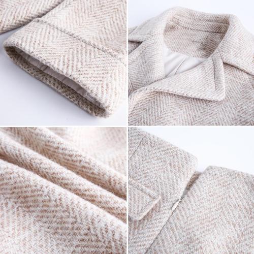 Wool mini skirt Korean warm suit