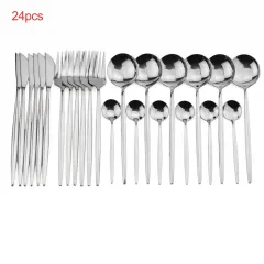 Luxury Cutlery Set - Silver - View 1