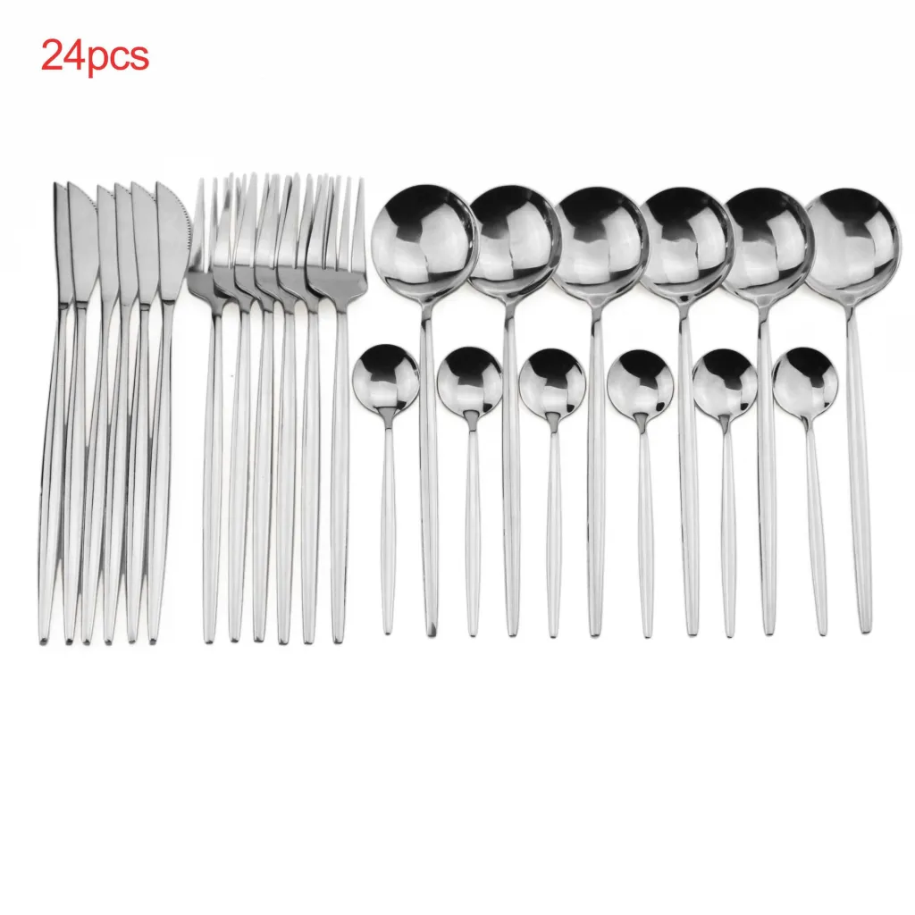 Luxury Cutlery Set - Silver