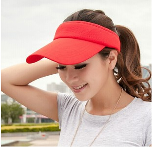 Female summer sun protection cap
