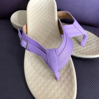 Casual anti-skid flip flops - Purple