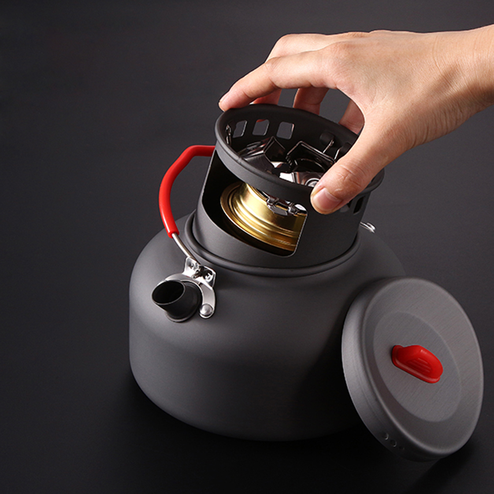 Outdoor camping aluminum alloy kettle