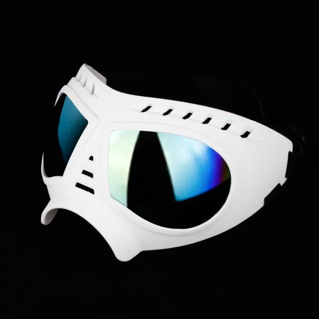 Dog Glasses Waterproof Snow Proof Pet Goggles Soft Frame Comfortable Sunglasses For German Shepherd Dog White - Shop at LoveMi