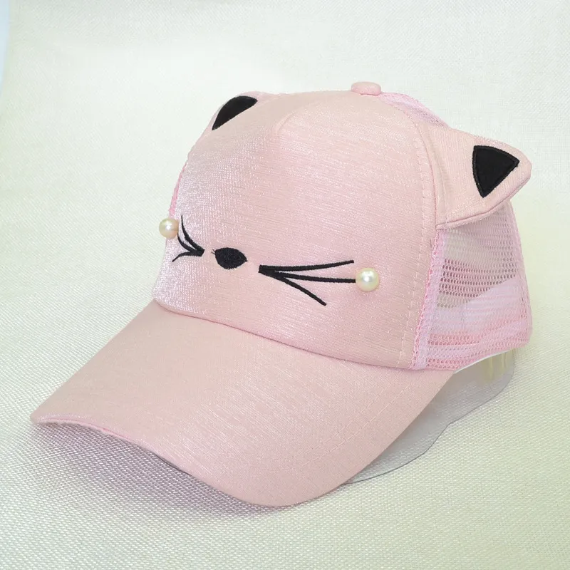 Cat ear baseball cap - Pink