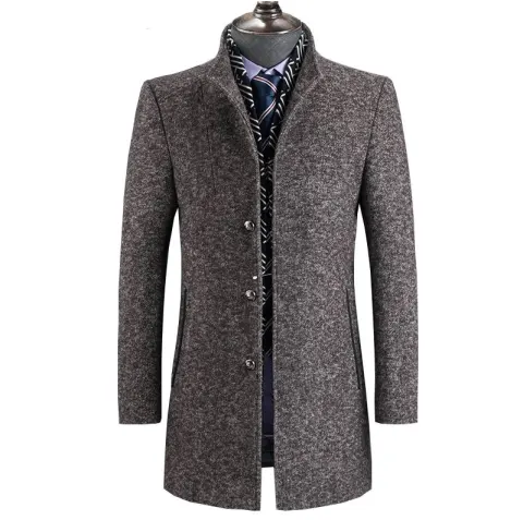 Winter Wool Thickened Windbreaker Man