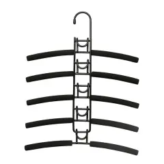 Adult multi-layer hanger hook - Black 02 - View 1