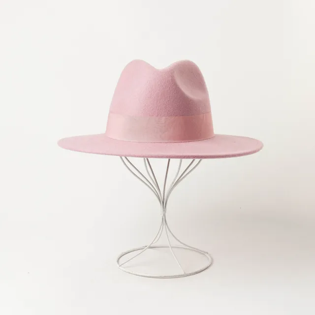 Multicolor decorative woolen jazz hat Pink - Shop at LoveMi