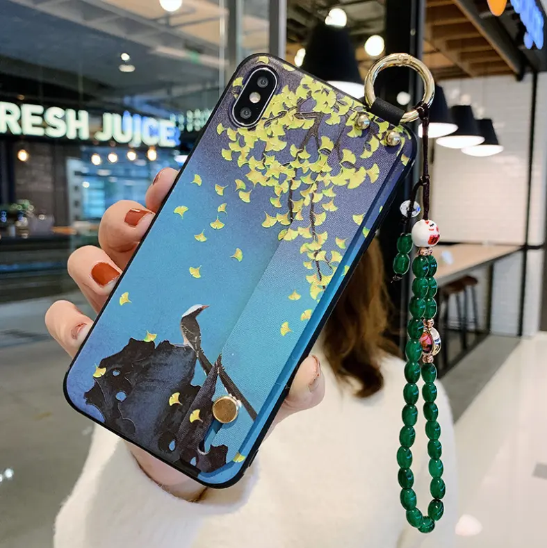 Compatible with Apple, Rose Flowers Wrist Strap