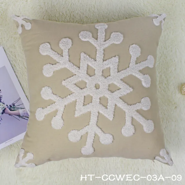 Christmas pillowcase 01 Beige - Shop at LoveMi