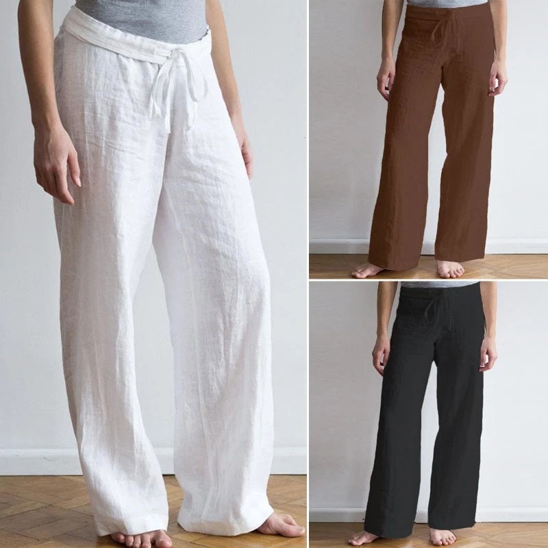 Women's loose straight casual pants