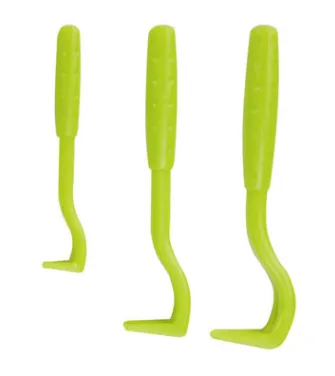 Pets in addition to scorpion clips to catch flea clips - Green 3Pcs