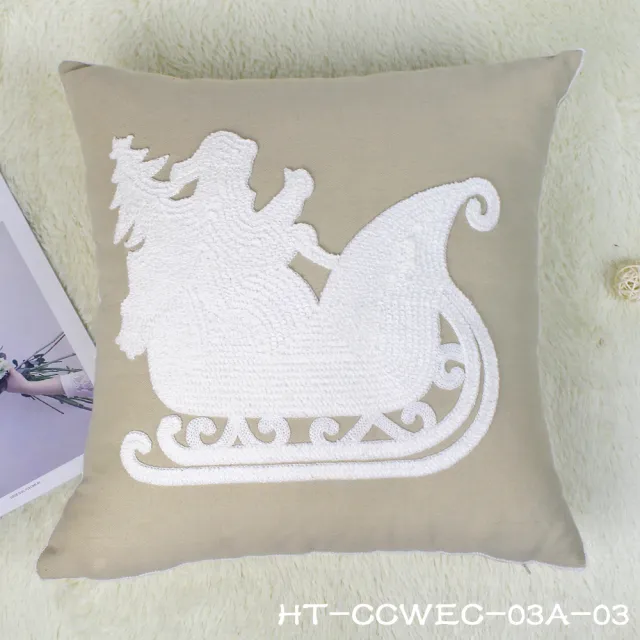 Christmas pillowcase 04 Beige - Shop at LoveMi