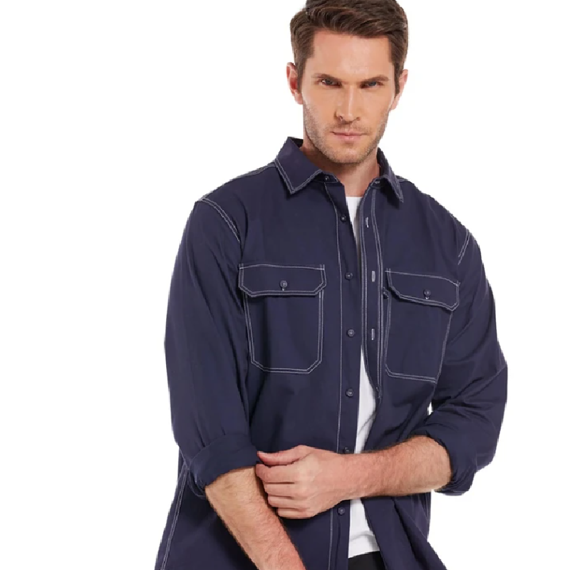 Men's casual long sleeve shirt