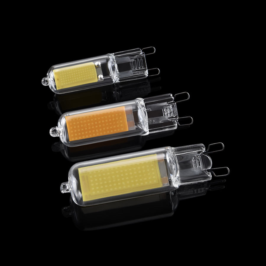 G9 glass COB lamp silicone lamp LED