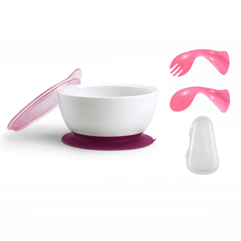 Baby large capacity suction cup bowl