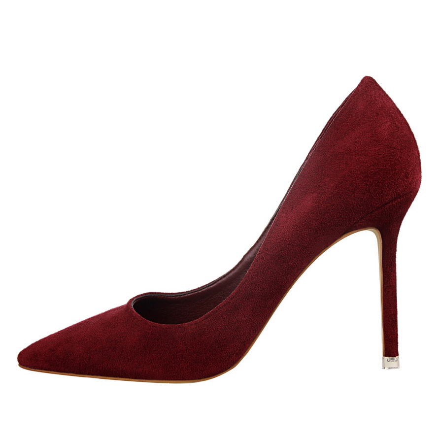Suede stiletto party pointy heels Jujube 43 - Shop at LoveMi