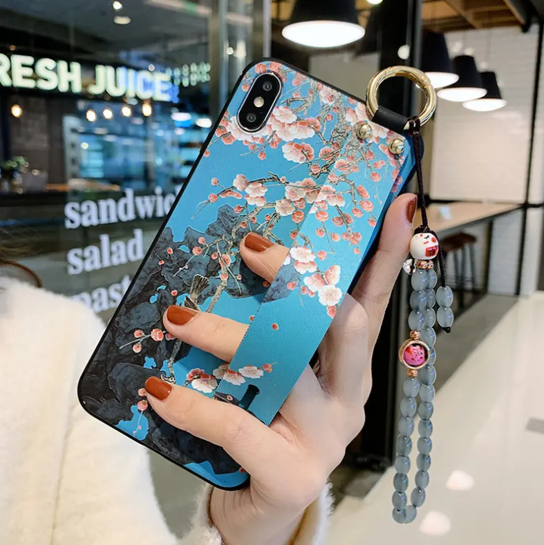 Compatible with Apple, Rose Flowers Wrist Strap