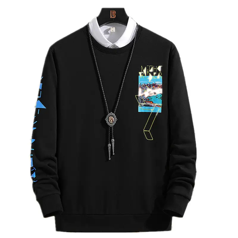 Round neck sweater cotton T-shirt