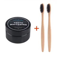Charcoal Teeth Whitening Powder Activated Coconut Charcoal Teeth Whitening Charcoal Powder Oral Hygiene - Black - View 1