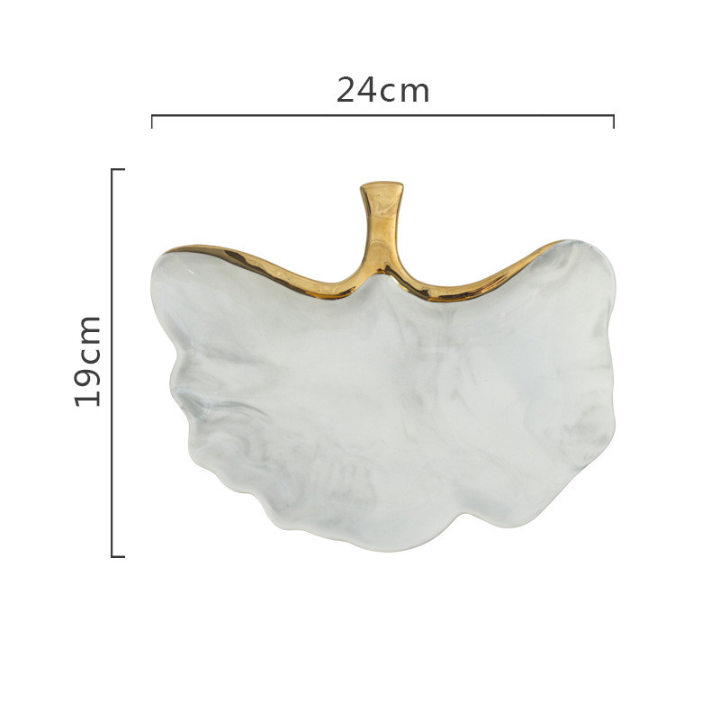 Grey Butterfly Plate