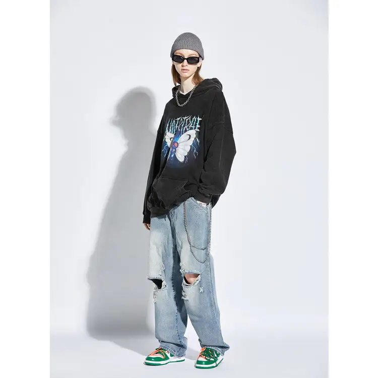 Jacket with hat